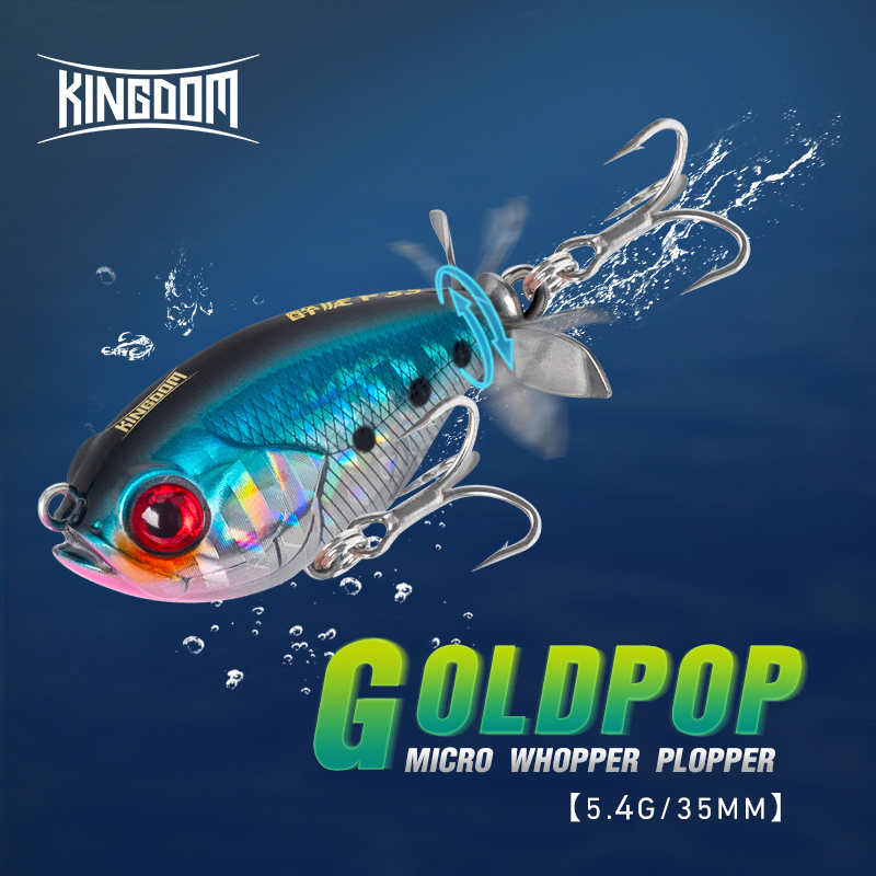 킹덤 프로펠러 탑워터 포퍼 낚시 루어 워블러, 송어 파 - Fishing Lure Swimbait 리뷰 및 가격