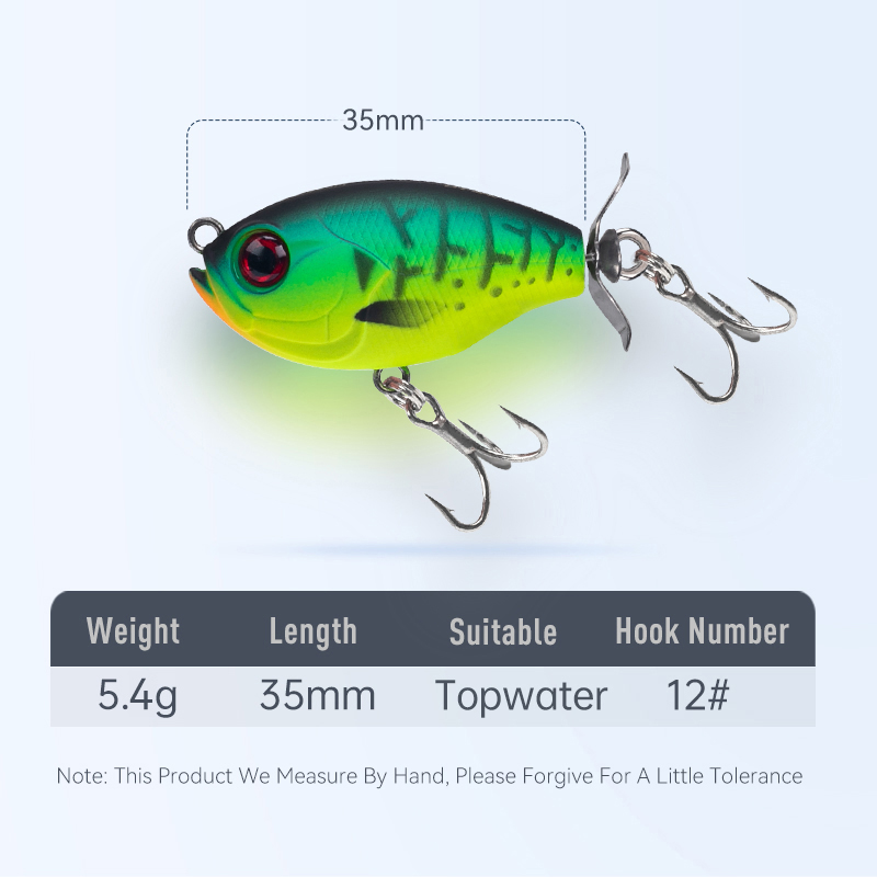 킹덤 프로펠러 탑워터 포퍼 낚시 루어 워블러, 송어 파 - Fishing Lure Swimbait 리뷰 및 가격