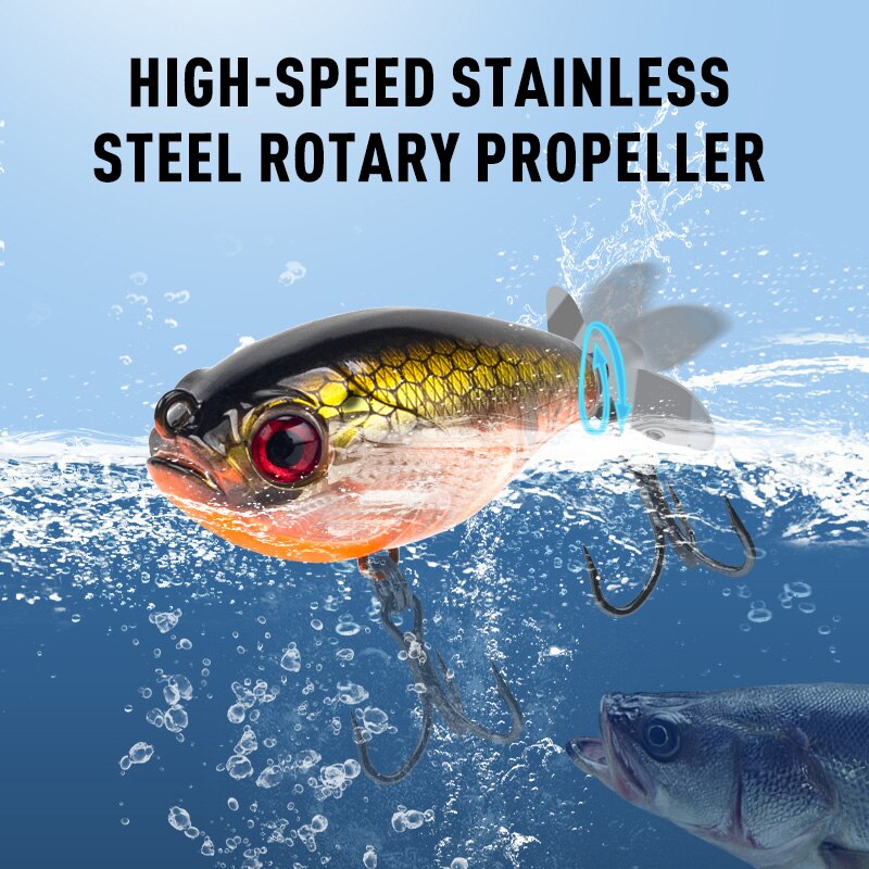 킹덤 프로펠러 탑워터 포퍼 낚시 루어 워블러, 송어 파 - Fishing Lure Swimbait 리뷰 및 가격