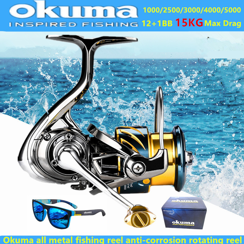 오쿠마 올 메탈 낚시릴 12+1BB15KG 최대 드랙  - Daiwa Reel Fuego 리뷰 및 가격
