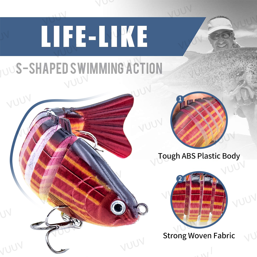 10개입 멀티 조인트 스윔베이트 낚시 루어 슬로우 싱킹 - Fishing Lure Swimbait 리뷰 및 가격
