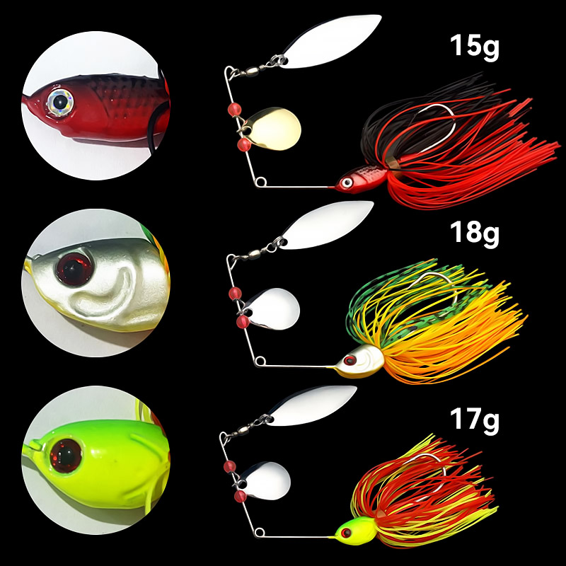 바주카포 15g 18g 스피너베이트 낚시 루어 와이어  - Fishing Lure Swimbait 리뷰 및 가격