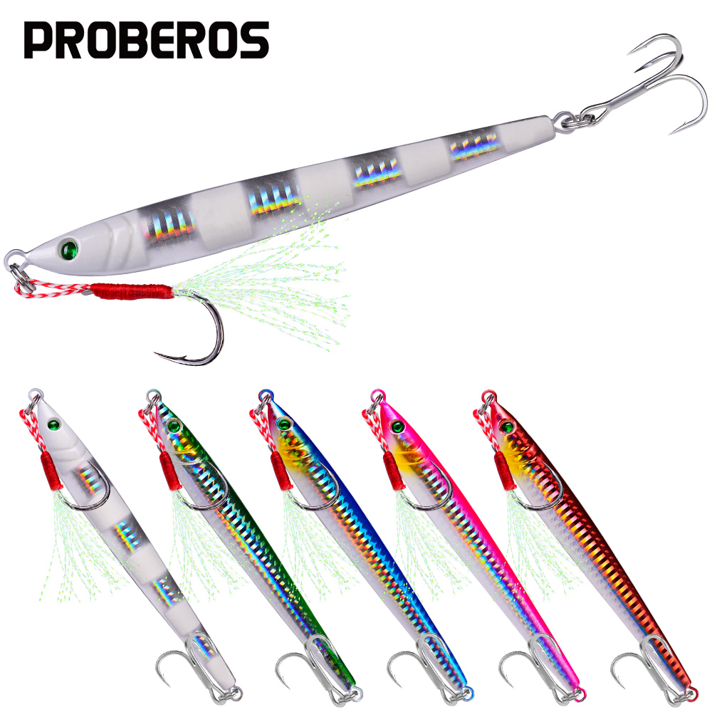 PROBEROS 바다 낚시 용품 1개 메탈 지그 낚시  - Fishing Lure Swimbait 리뷰 및 가격