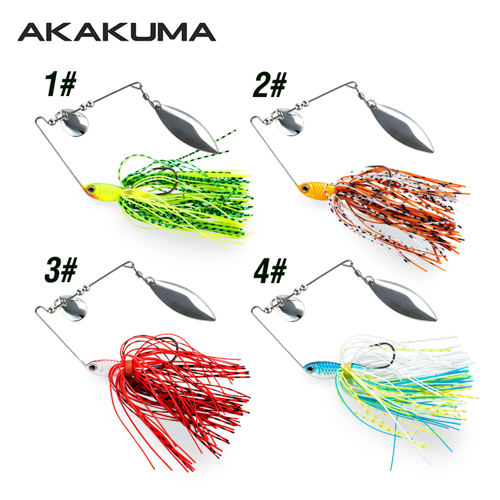 4개입 18g 스피너베이트 낚시 루어 더블 블레이드 위 - Fishing Lure Spinnerbait 리뷰 및 가격