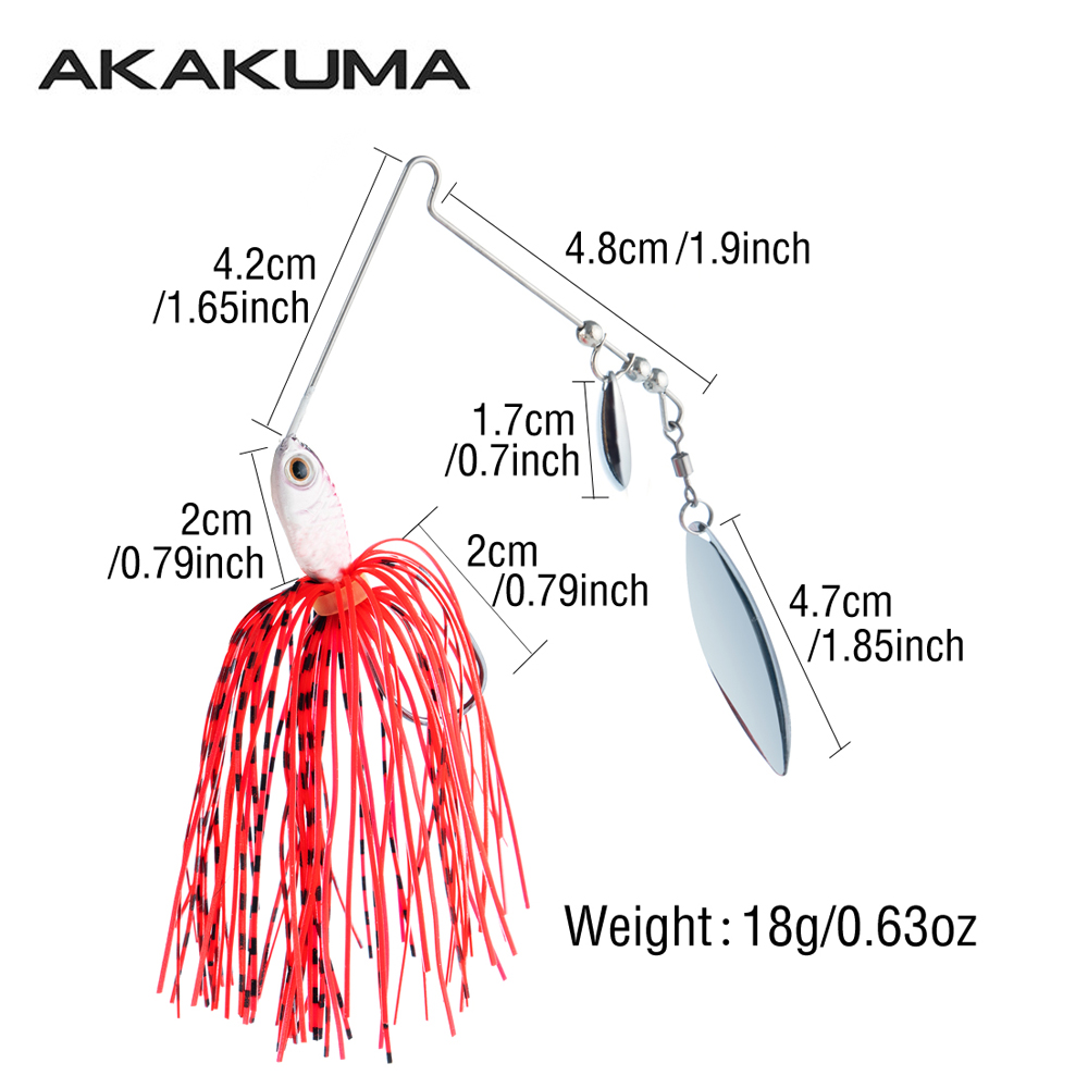 4개입 18g 스피너베이트 낚시 루어 더블 블레이드 위 - Fishing Lure Spinnerbait 리뷰 및 가격