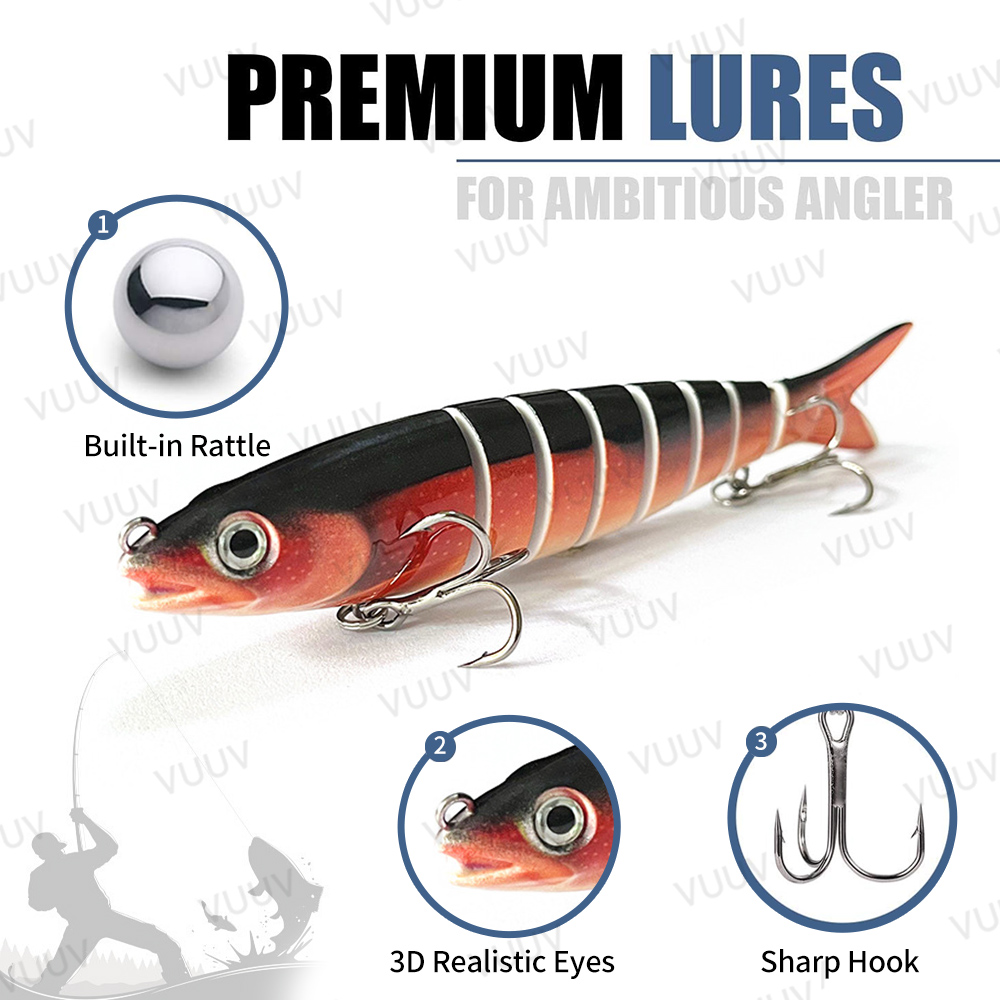 10개입 배스 송어용 멀티 조인트 스윔베이트 슬로우 싱 - Fishing Lure Swimbait 리뷰 및 가격