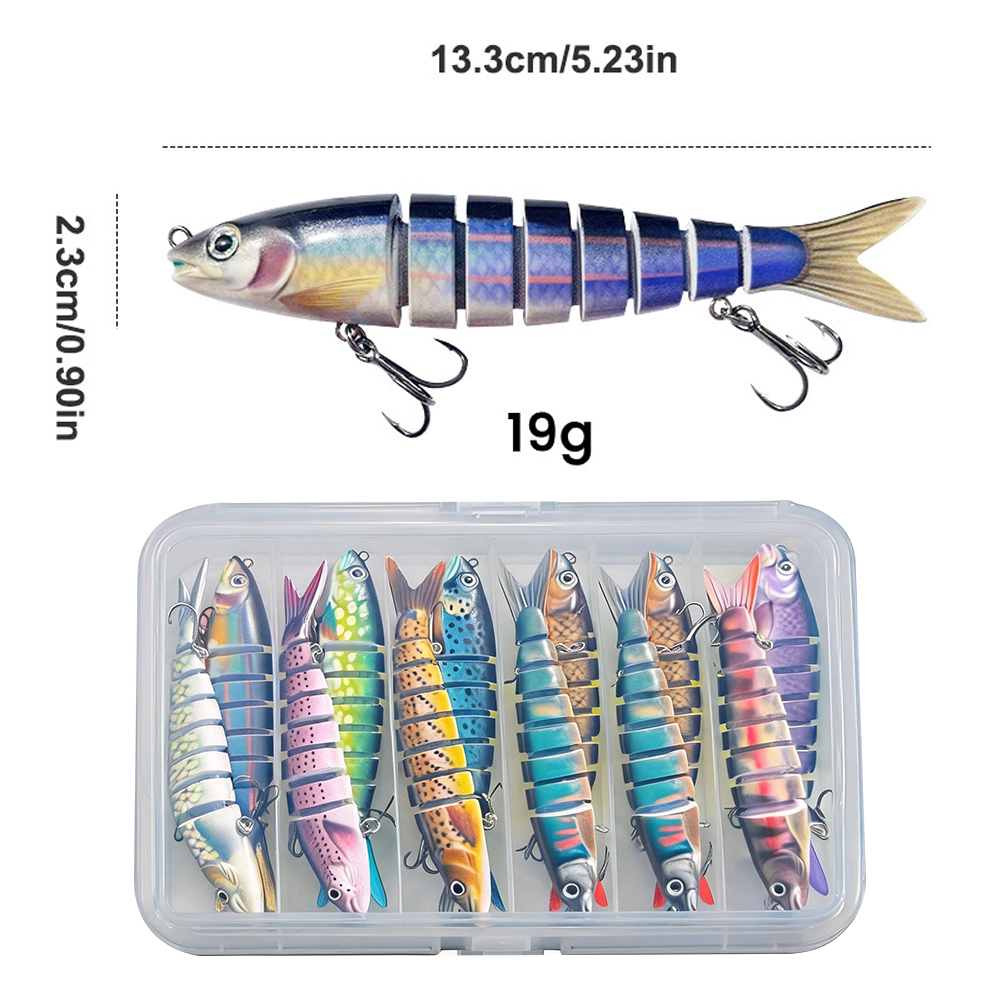 10개입 배스 송어용 멀티 조인트 스윔베이트 슬로우 싱 - Fishing Lure Swimbait 리뷰 및 가격