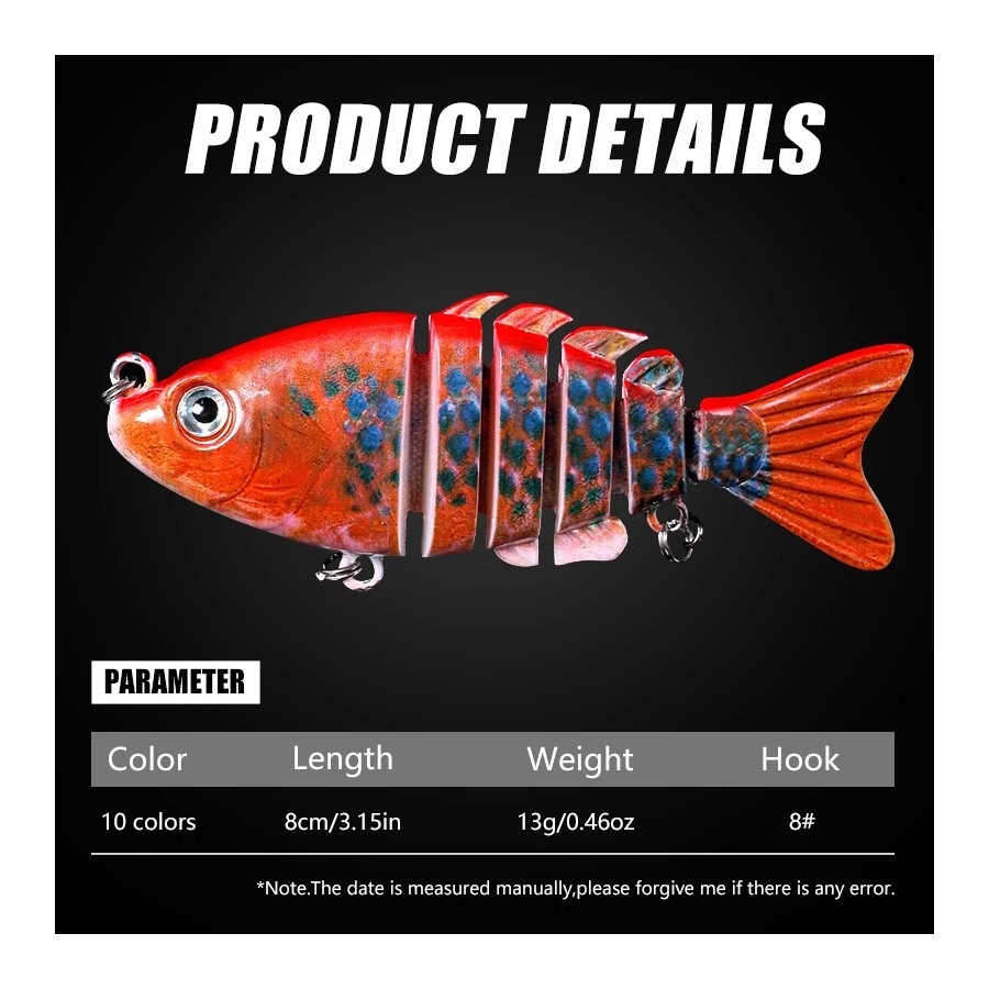 1PCS 8cm 13g 실물 같은 낚시 루어 스윔베이트 - Fishing Lure Popper 리뷰 및 가격
