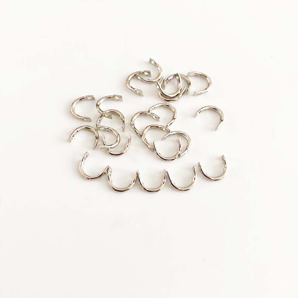 50-100개/세트 낚시 U링 5 * 7mm 실버 회전 - Fishing Lure Spinner 리뷰 및 가격