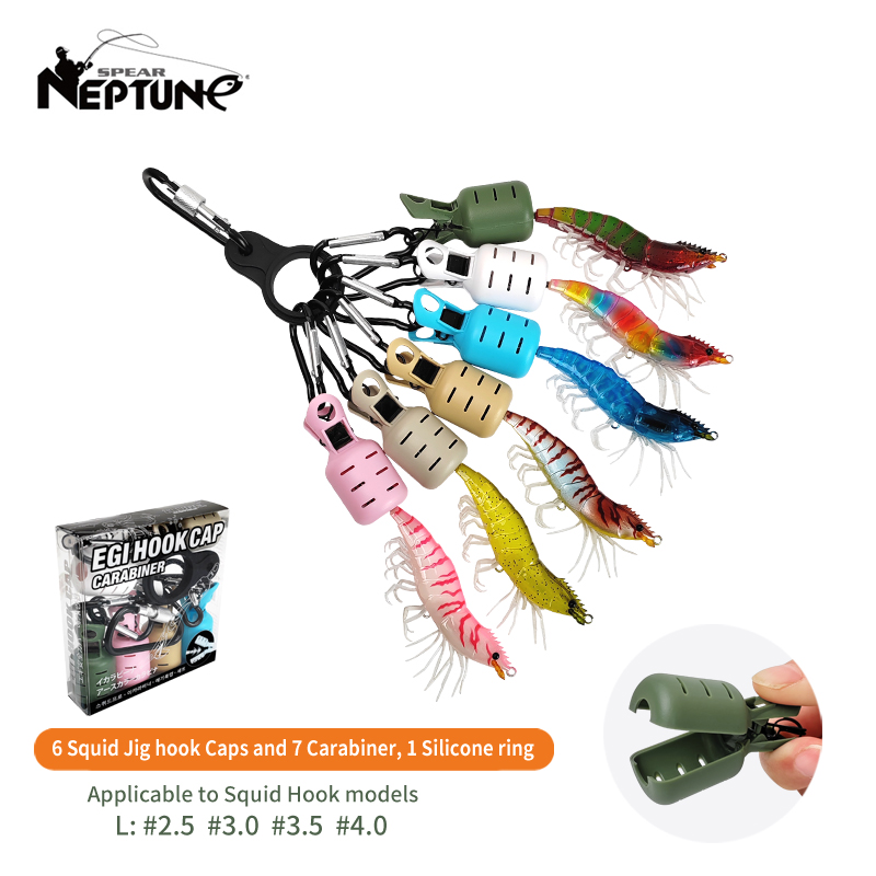 새로운 오징어 지그 미끼 보호기 키트 6pcs Webf - Fishing Lure Kit 리뷰 및 가격