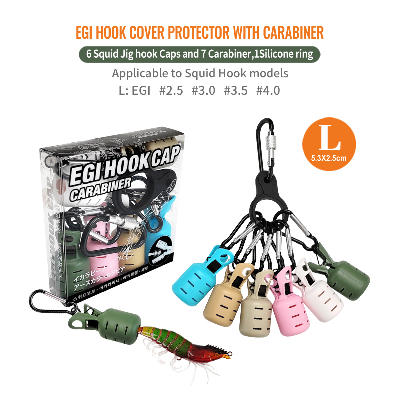 새로운 오징어 지그 미끼 보호기 키트 6pcs Webf - Fishing Lure Kit 리뷰 및 가격