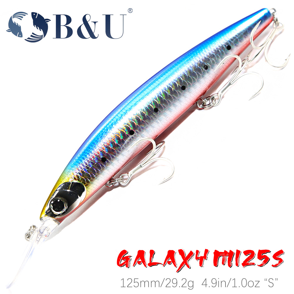 B & U 싱킹 미노우 바다 낚시 루어, 울트라 롱 캐 - Fishing Lure Jerkbait 리뷰 및 가격