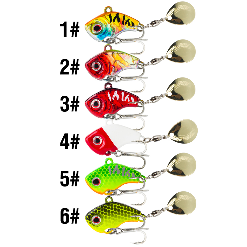 6PC 5g/7g/10g/14g/20g 회전형 메탈 바 - Fishing Lure Spinnerbait 리뷰 및 가격